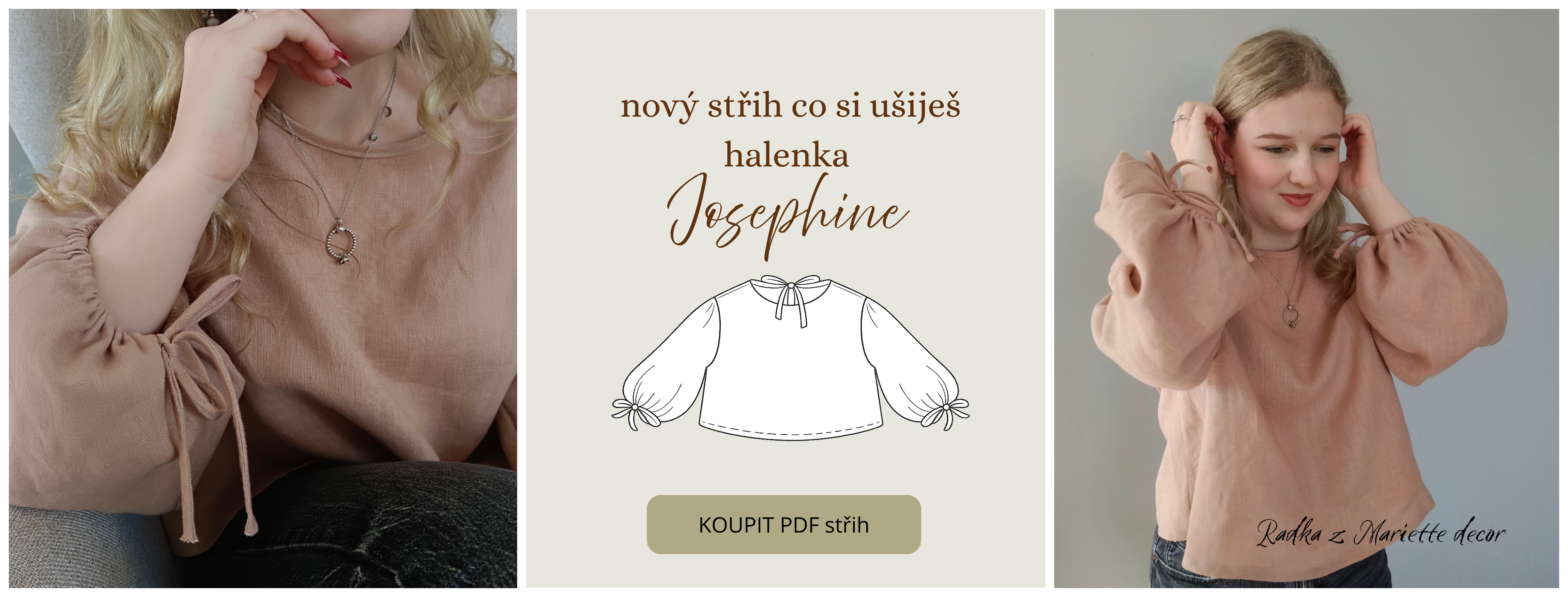 Mariette decor  lněné povlečení