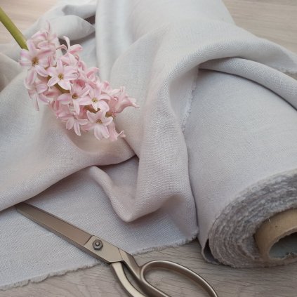 100% len GRIS CLAIR II. 190 g /m2....č.12