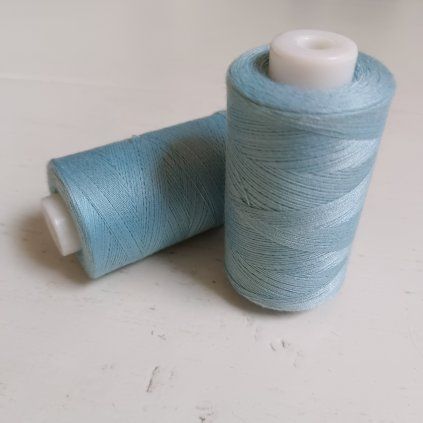 Polyesterová nit ASSOS- sv.šedý tyrkys 1000 m