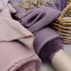 100% len MEDITERRANEAN  PURPLE 205 g/m2....č.14, na šaty, sukně