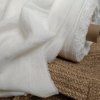 100% len  OPTICAL WHITE  190 g/m2, šíře 250cm extra jemný....č.82