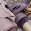 vzorek 8x3,5cm...100% len LILAC PASTEL 205g/m2....č.16