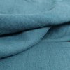 vzorek 8x3,5cm...100% len TEAL BLUE 205g/m2....č.76