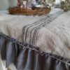 100% len FRENCH HOUSE grey stripes 380 g/m2....61