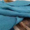 100% len TEAL BLUE 205g/m2....č.76