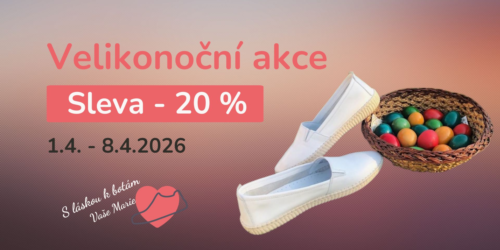 akce obuv 20%