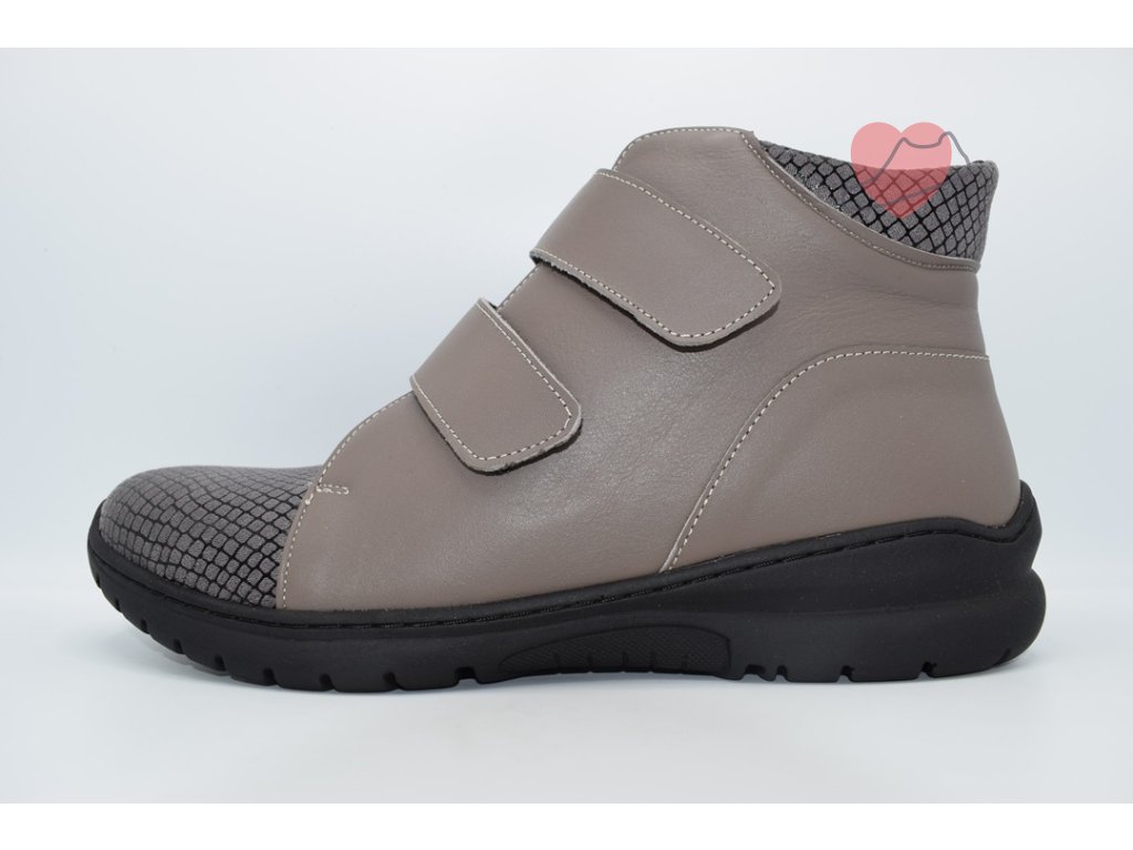 Orto plus SOFTMODE dámská kotníková obuv na hallux 19206 taupe