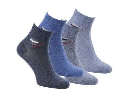 Pánské kotníkové ponožky 73001 Denim