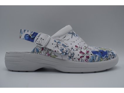 Dámský zdravotní pantofel s vůní 64-2512-5F FIORI BLU