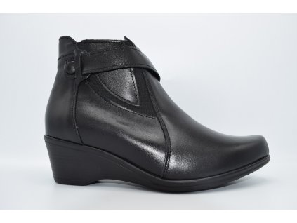 HILBY 054 dámská  kotníková obuv Black