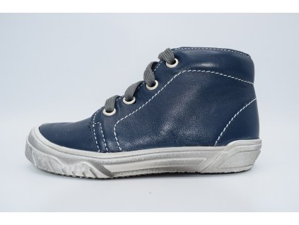 Boots4U dětská kotníková obuv T 119 Modrá ,bílá podrážka