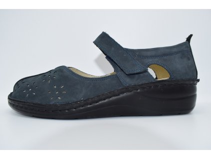 MufObuv dámská vycházková polobotka 8805F SDRY BLEU