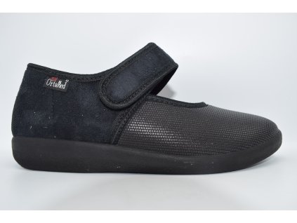 OrtoMed 6047 dámská stretchová obuv černá