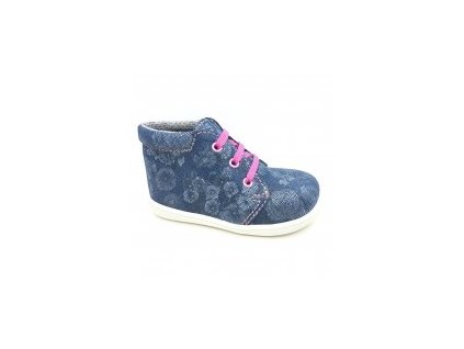 prvni boticky boots4u t 021 modra potisk kytka 1687537963