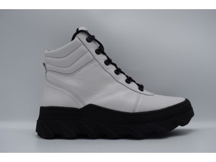 PEON dámská zimní kotníková obuv WA/697-5 bílá