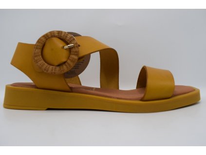 Marila dámský sandál ANGELINA Panama žlutá