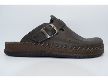 SANTÉ pánský vycházkový pantofel CB/33340 ANTRACIT