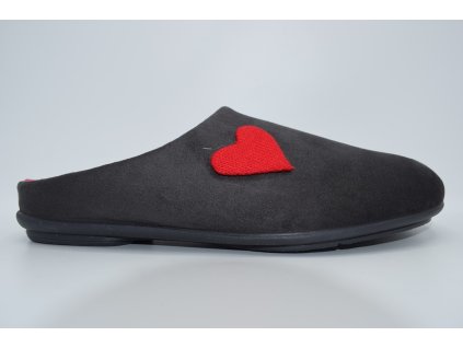 Florett dámský domácí pantofel 02748 31 Tinka tmavě šedá
