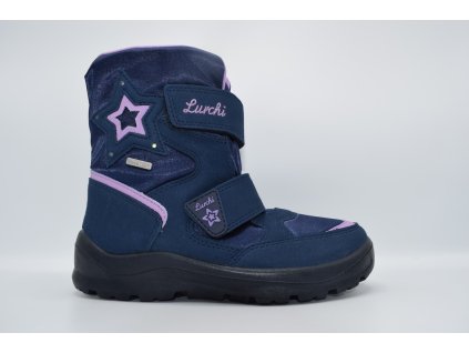 Lurchi dětská zimní obuv 33-31075-32 KENYA blue