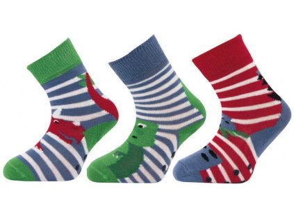 43709 1 1511 novinka detske ponozky s abs dino 12 13