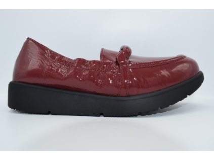 Scholl dámská mokasína GILLY KNOT bordeaux