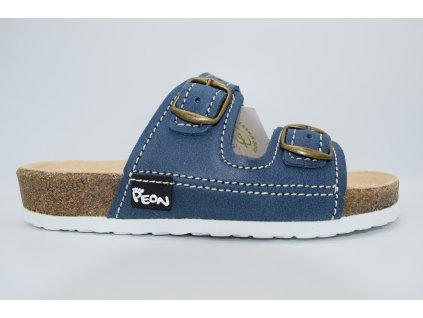 PEON dětský pantofel PE/120-3TM modrá