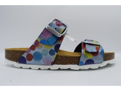 Biolife dětský pantofel 2632.483 ARUBA/898 blue puntíky