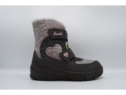 Lurchi dětská zimní obuv 63L1073002 KIMIKO-SYMPATEX grey