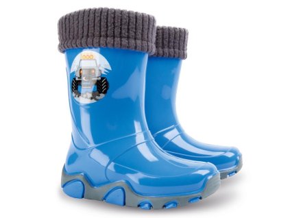 Demar dětské holínky TWISTER LUX 0402 a 0403 světle modrá