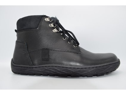 HILBY 1262 D45-01N dámská kotníková barefoot obuv černá