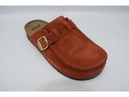 Scholl dámské domácí pantofle BORA MOCCASIN oranžová