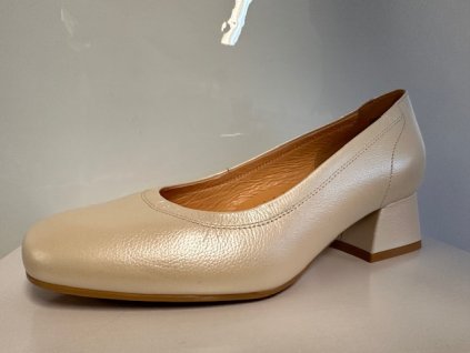 PEON dámské lodička PO/1535-7 krémová perleťová