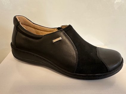 HILBY 714 dámské polobotky na hallux černá