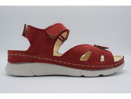 Orto plus dámský sandál N 102-04SA červený