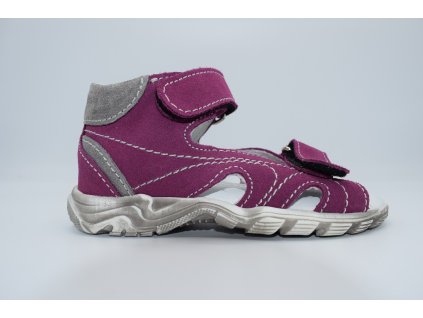 Boots4U dětský sandál T615 viola-šedá