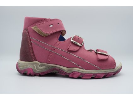 Essi dětský sandál S 7035 růžová prošívání