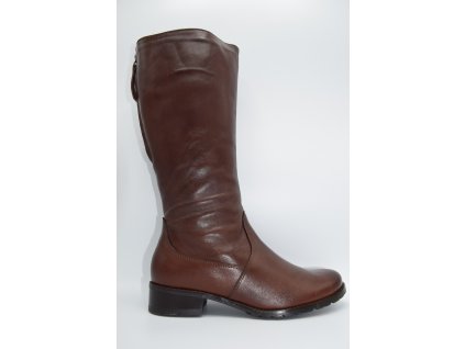 PEON dámská kozačka TA/585 - 8 hnědá