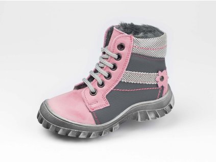 Dětská zimní obuv S2107 růžová