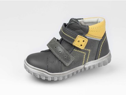 Dětská kotníková obuv S 2146 tm.šedá