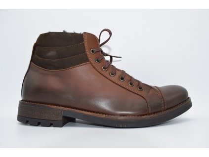 HILBY 050 pánská zimní obuv Brown
