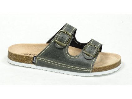 SANTÉ dámský pantofel D/21/90/BP ANTRACIT