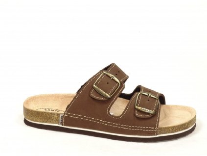 76776 sante n 26 52 h cp panske zdravotni pantofle hnede