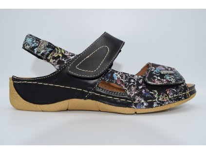 HILBY WA-1032/C55-K1 dámský sandál černý