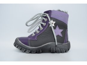 Dětská zimní obuv S2007 fialová