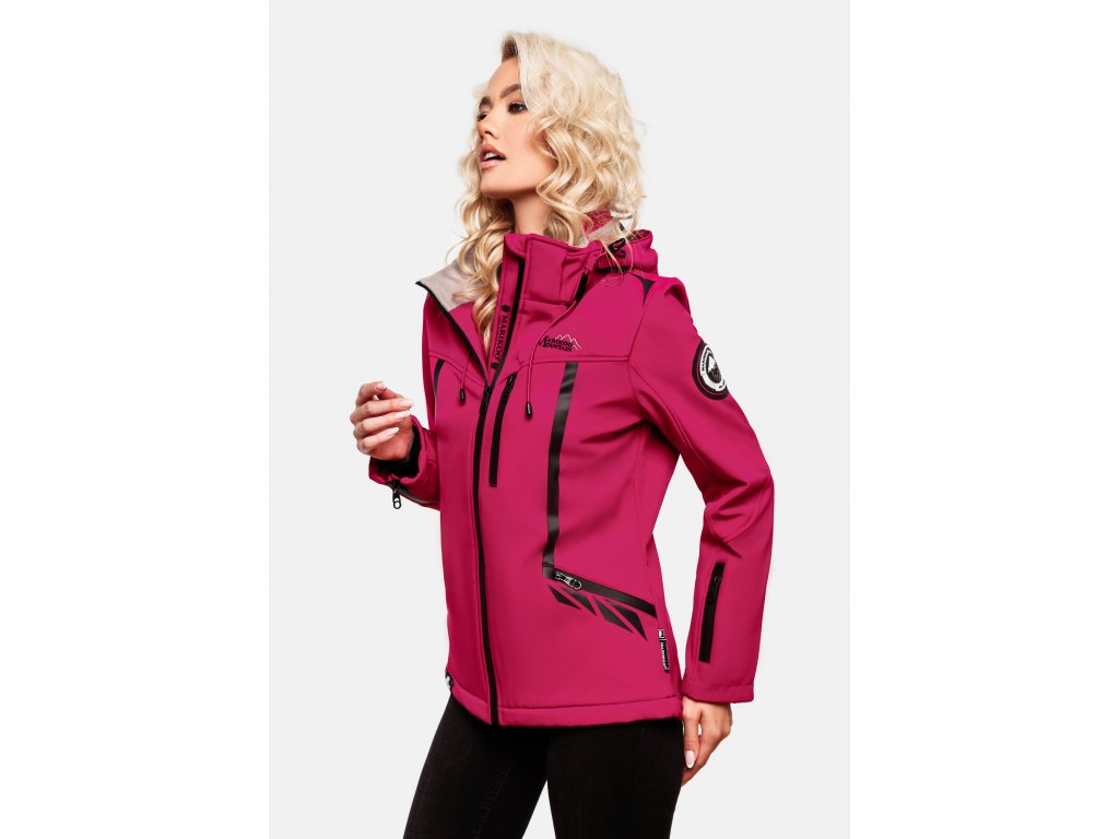 Mount-Cho-Oyu femei - Softshell pentru Marikoo Jachetă FUCHSIA