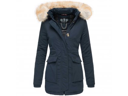 Dámská zimní bunda s kapucí Schneeengel Navahoo 2019 - BLUE (Velikost XXL)