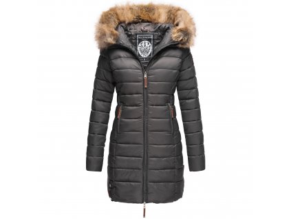 Dámská zimní bunda s kapucí ROSE 110 Marikoo 2019 - ANTRACITE (Velikost XXL)