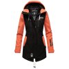 Jachetă damă Softshell Drytech 7000 Zimtzicke Marikoo - BLACK-CORAL