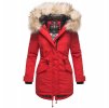 Dámská zimní dlouhá bunda LadyLike Navahoo - RED (Velikost XXL)