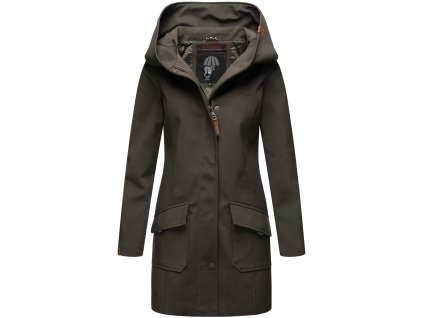 Dámsky zimný Softshell kabátik Mayleen Marikoo - ANTRACITE